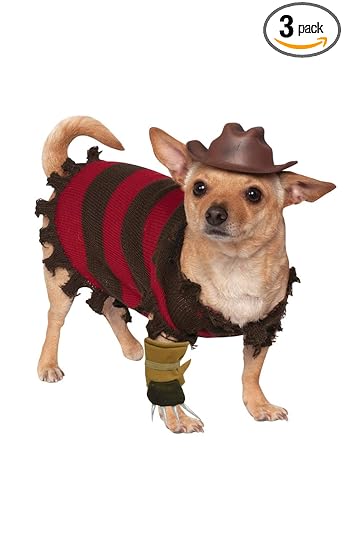 Rubie's A Nightmare on Elm Street Freddy Krueger Pet Costume, Small