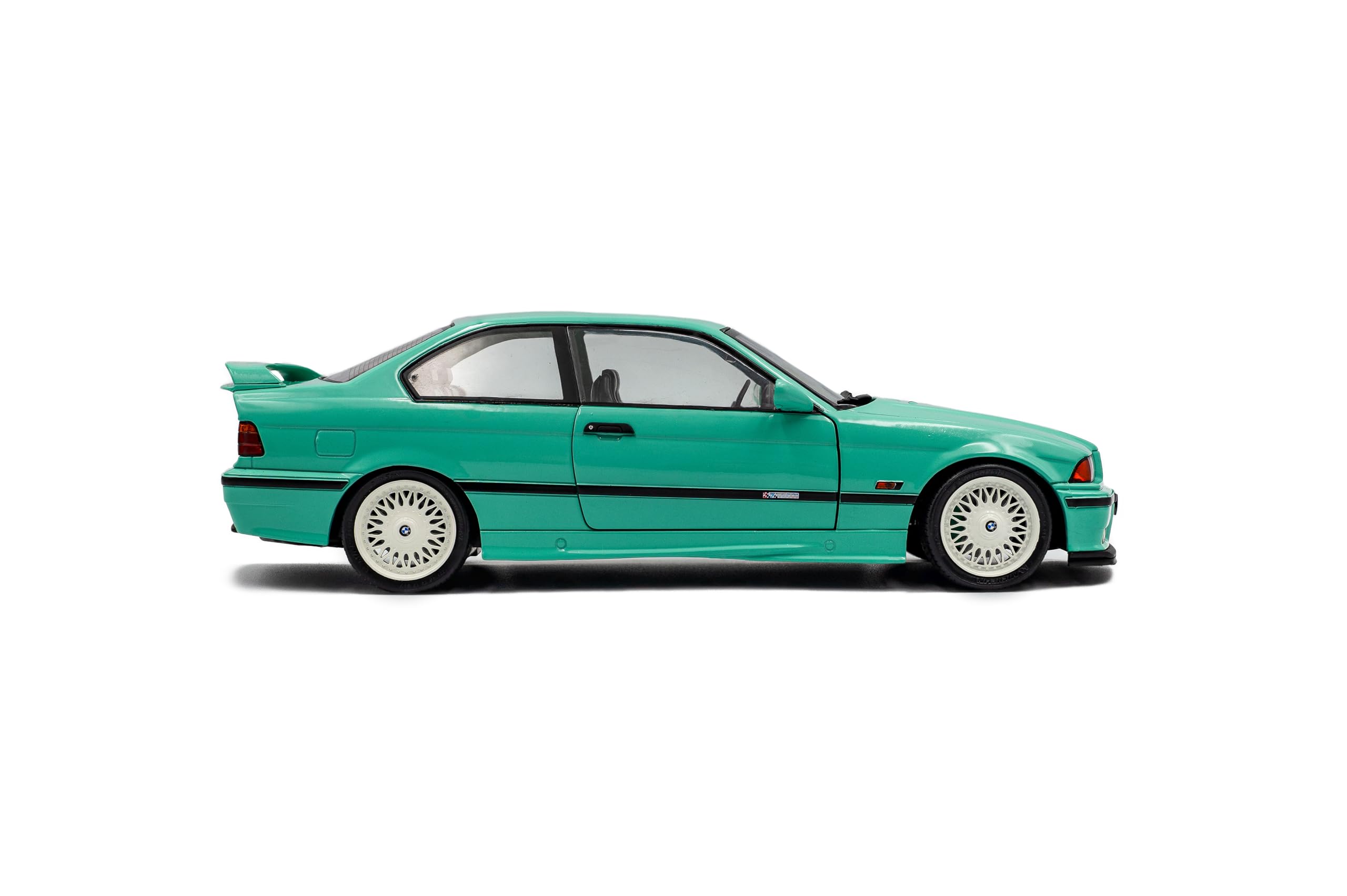 Solido BMW M3 E36 Coupé Modellauto 1:18 Mintgrün | Die-Cast Sammlermodell, Präzise Verarbeitung, Authentische Details
