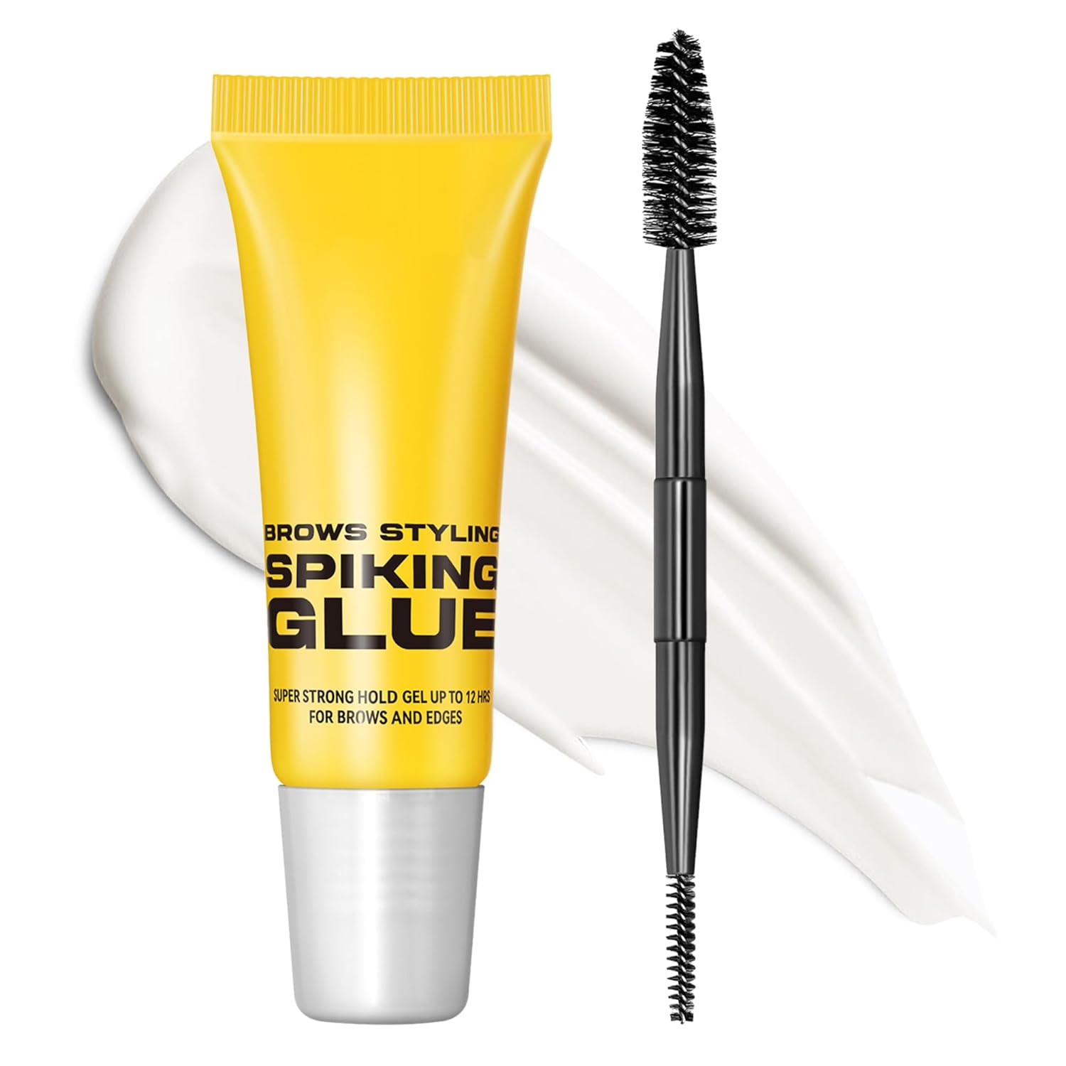 24H Super Hold Clear Eyebrow Gel, Waterproof Long-Lasting Lock & Freeze Brow Styling Glue, Fast-Dry Non-sticky, Vegan Formula for Natural-Looking Brows, Got to Be Glue with Precision Brush(1-Pack) 24H Super Hold Clear Eyebrow Gel, Waterproof Long-Lasting Lock & Freeze Brow Styling Glue, Fast-Dry Non-sticky, Vegan Formula for Natural-Looking Brows, Got to Be Glue with Precision Brush(1-Pack)