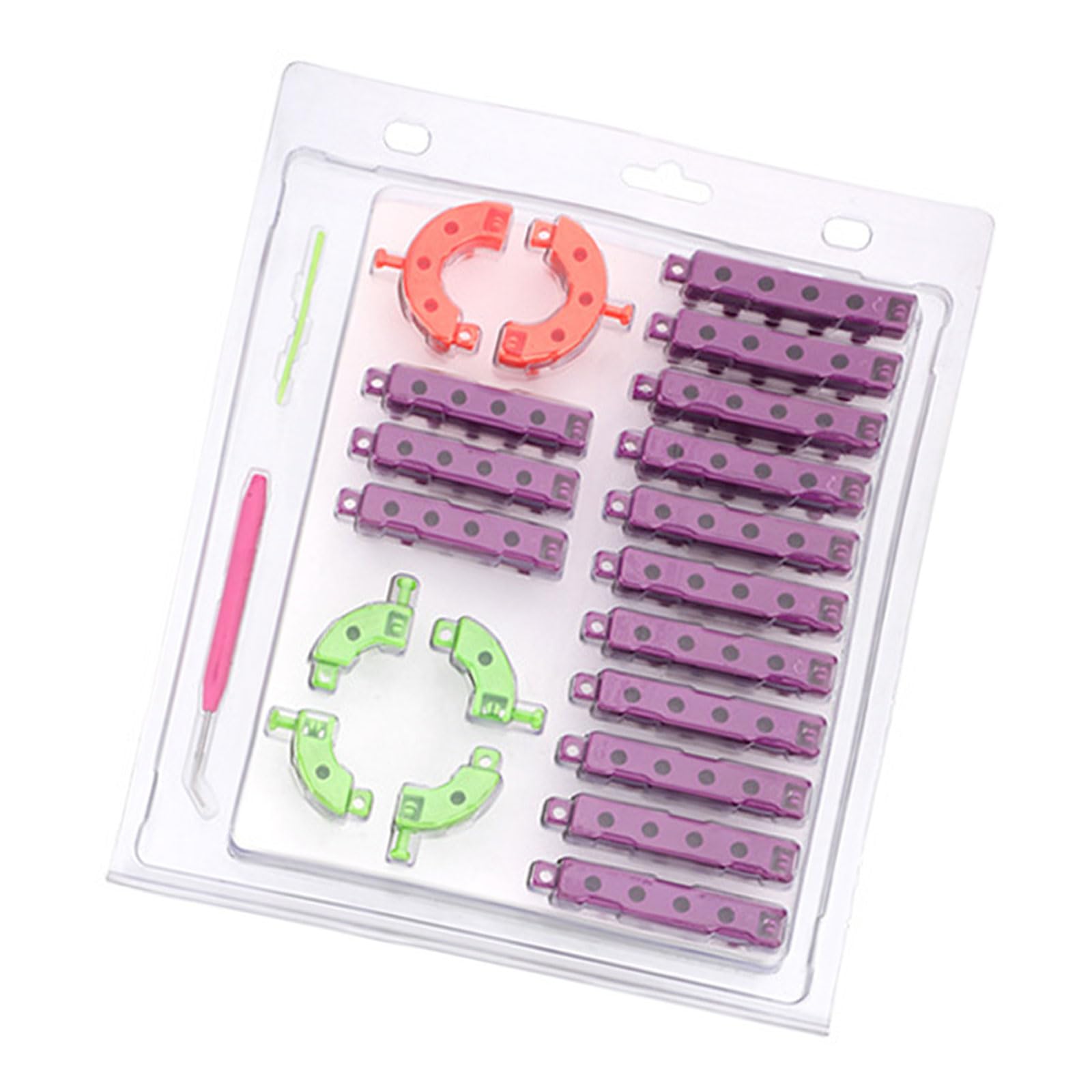 Jazuaiao Round Knitting Weaving Craft Yarn Set for Children Scarf Stitching Shawl Sweater Sock Blankets Knitter Weaving Set