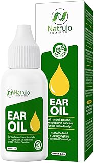 Organic Ear Oil for Ear Infection - Natural Eardrops for Ear Pain, Swimmer's Ear & Wax Removal - Kids, Adults, Baby & Dog ...
