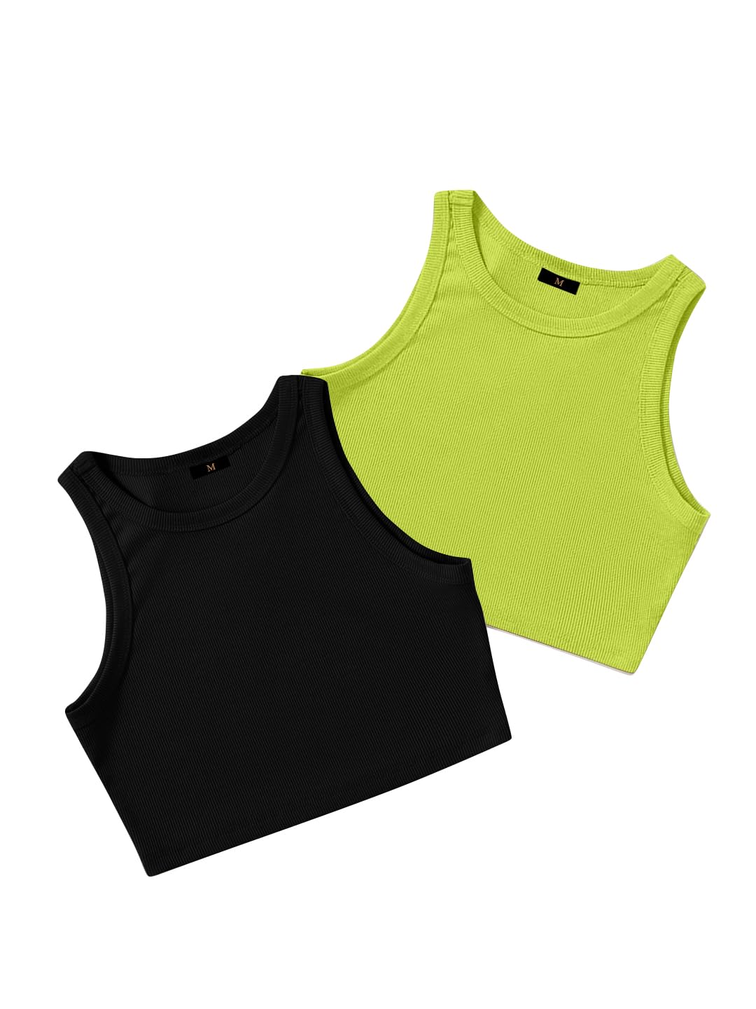 keri perry Tops for Women Crop Top for Women's Tank Activewear Tee Sports Western Casual Cotton Camisole Pack of 2 Combo-picture-23