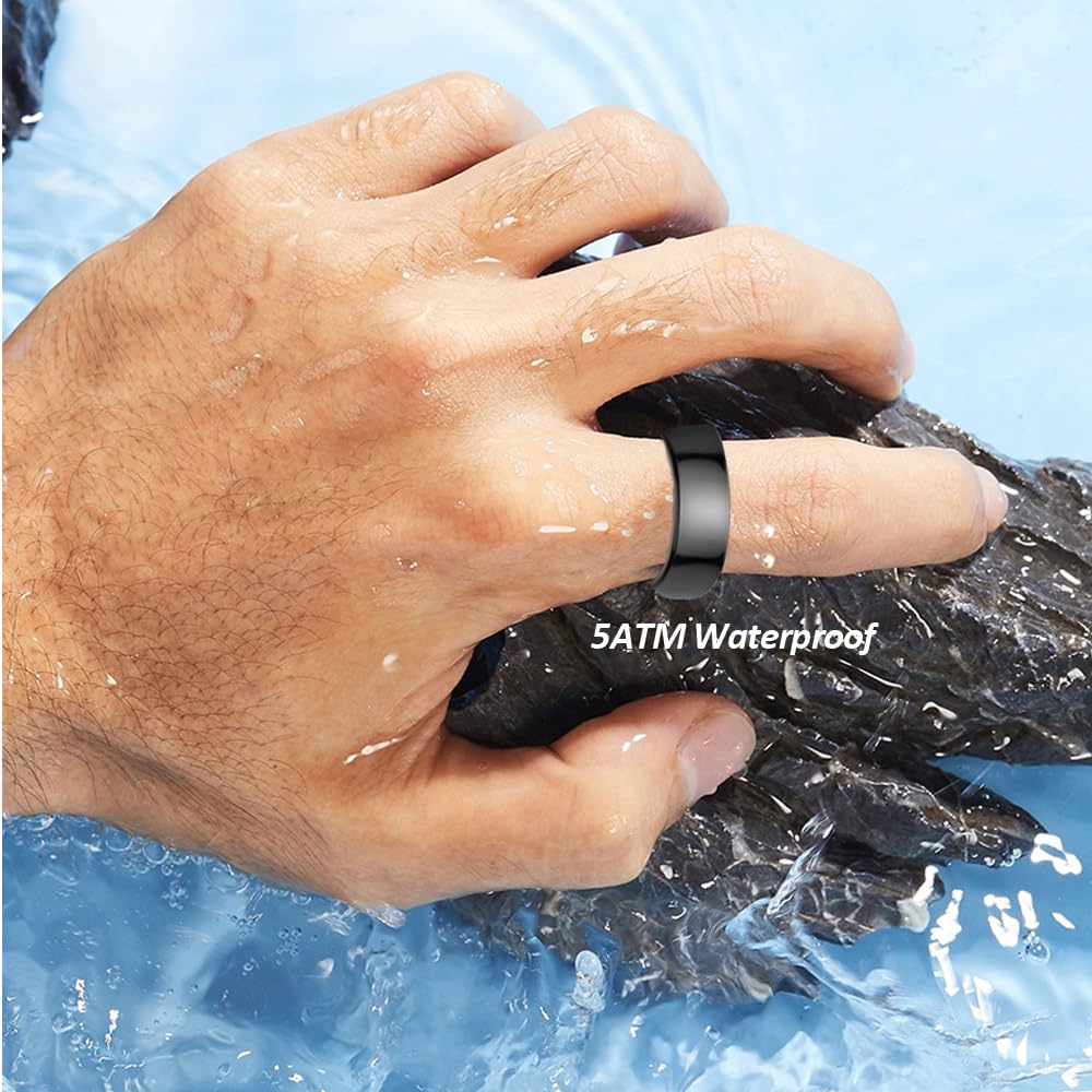 Rastreador inteligente de fitness con anillo de diseño curvo, control remoto de gestos, registro deportivo, calidad del sueño, frecuencia cardíaca, SpO2, monitoreo de temperatura de la