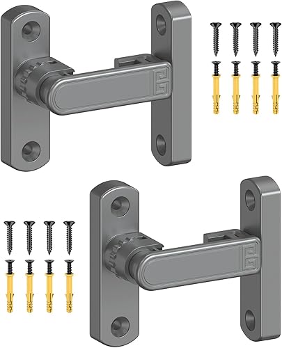 Cerraduras ajustables para puerta de granero, pestillo de puerta corrediza de 90180 grados, pestillo de puerta de seguridad para el hogar para