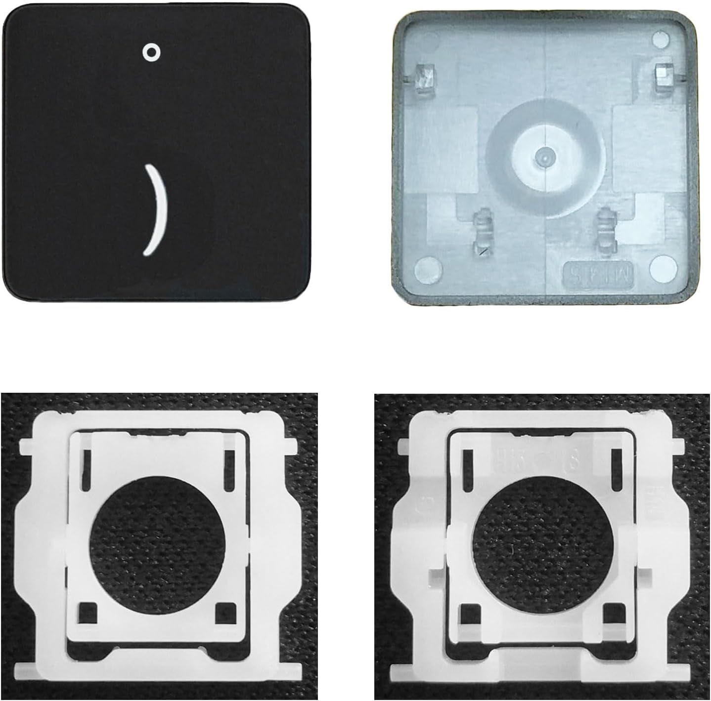 Individual Key Cap with Hinge Replacement for MacBook Pro (M1 M2) A2141 A2251 A2289 A2338 A2442 A2485,Replace for MacBook Air A2179 A2337 A2681 Keyboard Keycap (" 。）" Key)