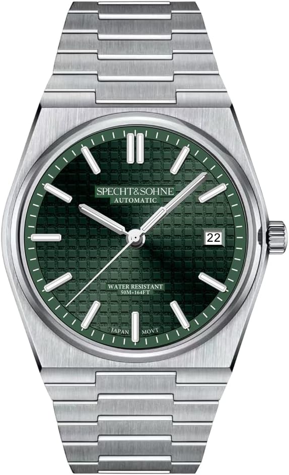 TACTOSpecht&Sohne Men's Watch Japan Miyota 8215 Movt Automatic Mechanical Watches Stainless Steel Luminous Sapphire 50M Waterproof
