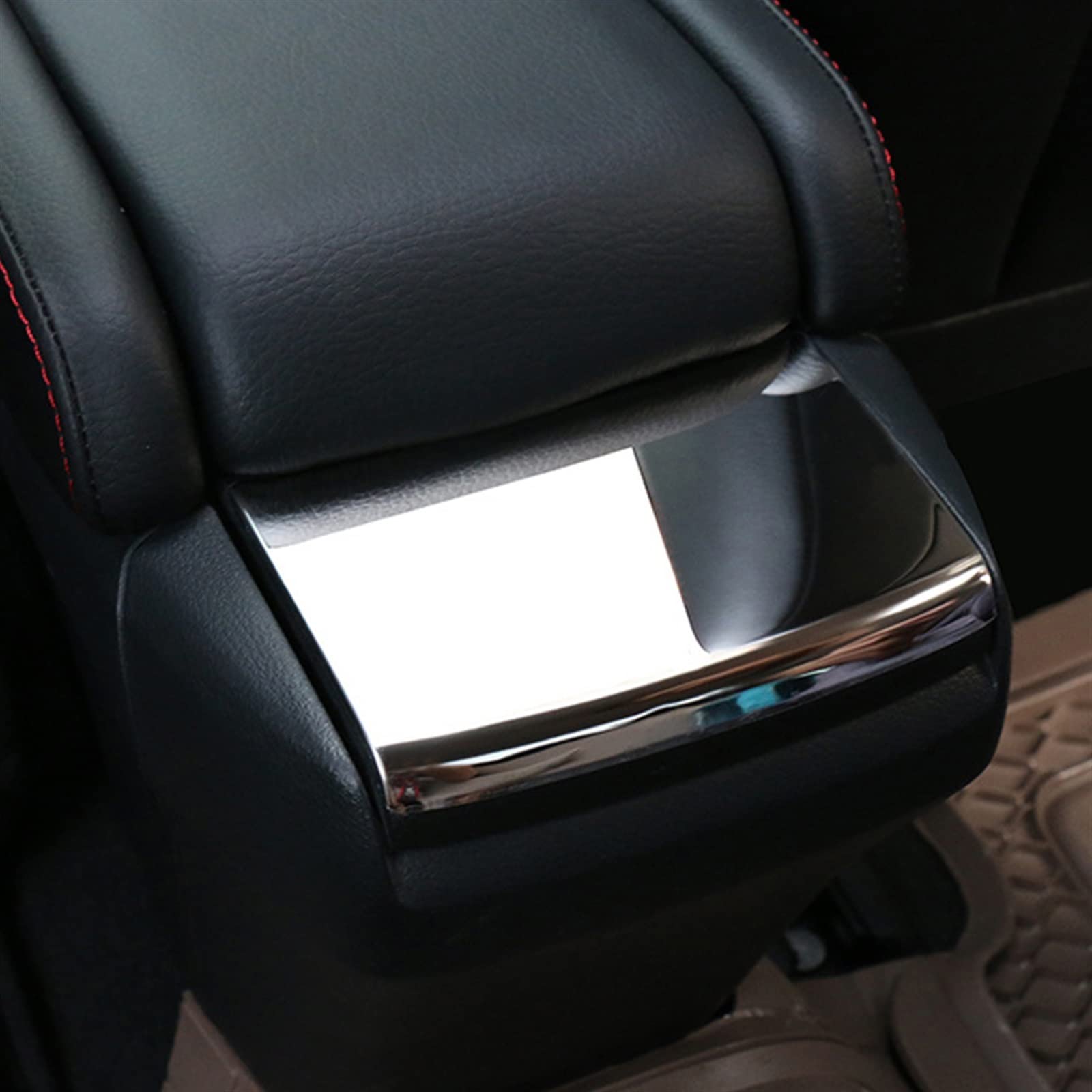 Qibbei Onecolor Car Interior Center Console Armrest Box Sequins Cover Carbon Fiber For For Civic 10Th 2018 2019 2016 2017(Onecolor)