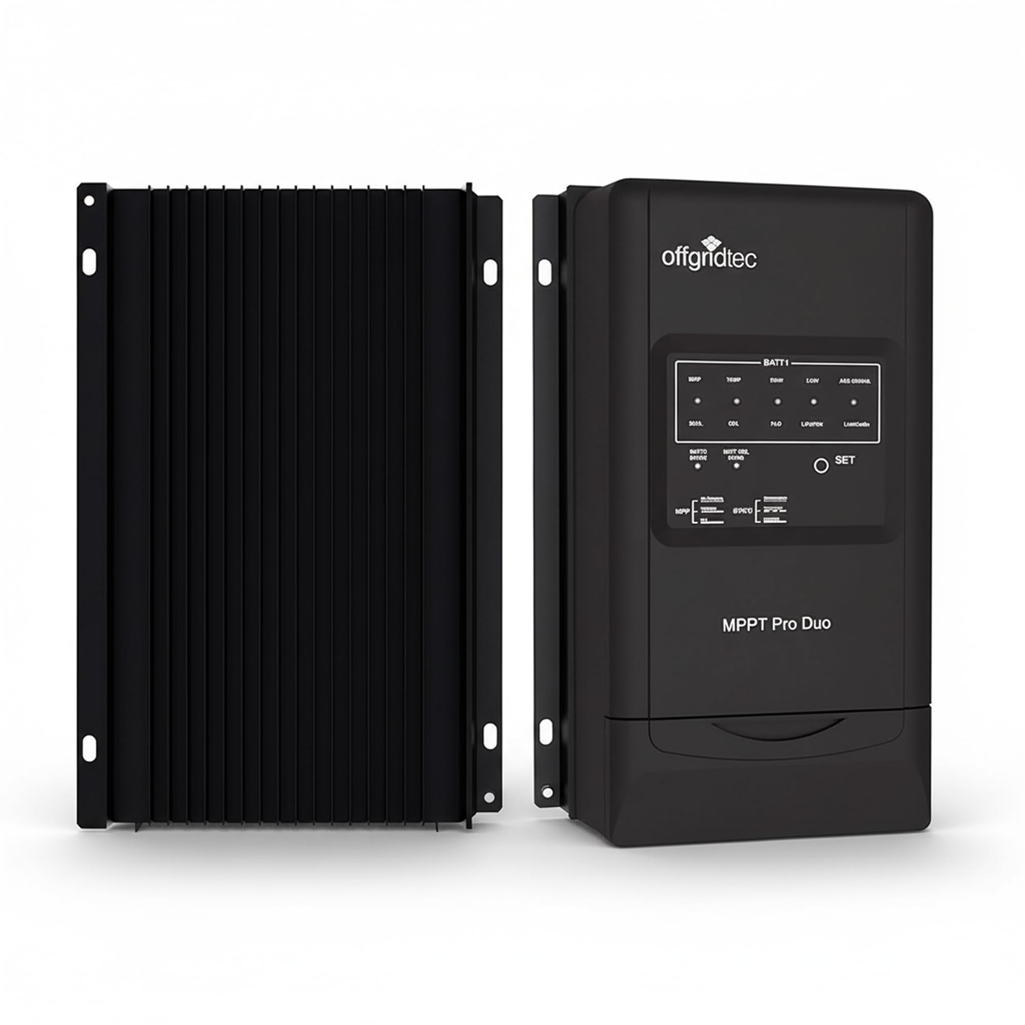 Offgridtec® Regulator ładowania MPPT Pro Duo 30 A 12 V 24 V do dwóch obwodów baterii. Aplikacja dostępna dla Android.