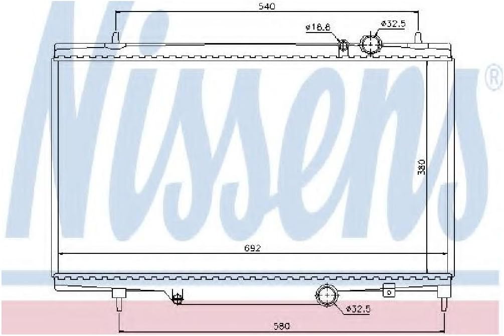 Nissens 61297 Radiator, engine cooling