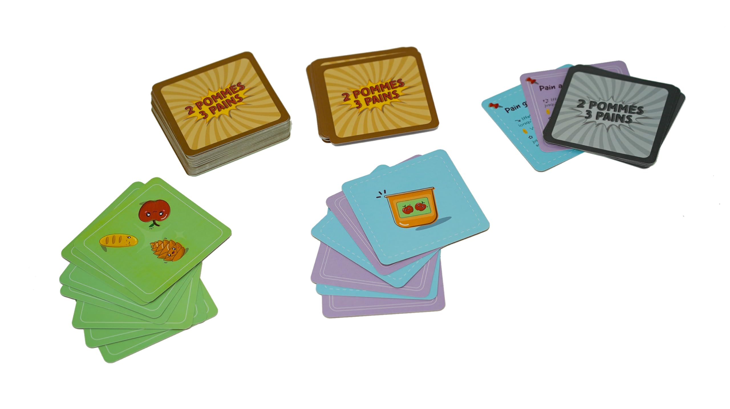 2 Pommes 3 Pains - Jeu de Société pour Famille et Amis - 2 à 6 Joueurs - Dès 8 Ans