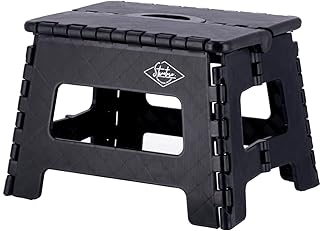 不二貿易 折りたたみ椅子 アウトドア 軽量 踏み台 折畳み コンパクト ステップ スツール 釣り キャンプ 花火大会幅32.5×奥行25.5×高さ22cm ブラック 86074