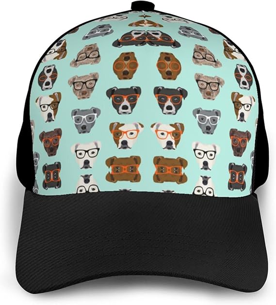 Amazon メッシュキャップ メンズ レディース キャップ かわいいピットブル 野球帽 帽子 オシャレ ゴルフ 旅行 Uvカット 調節可能 男女兼用 キャップ 通販