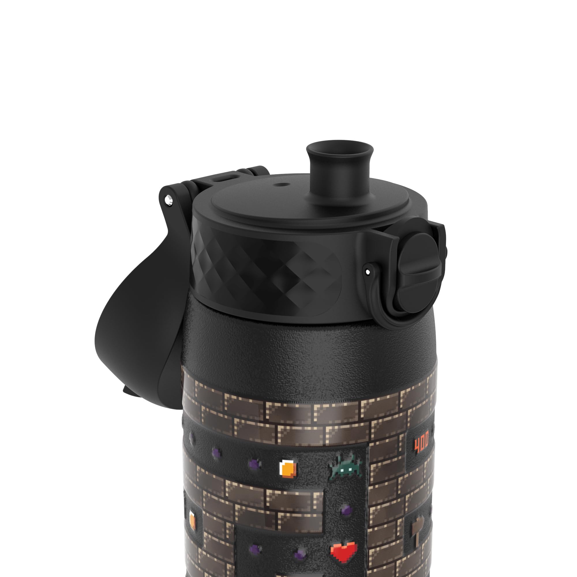 ION8 Vacuum Insulated Steel Water Bottle, 500 ml/17 oz, Leak Proof, Easy to Open, Secure Lock, Dishwasher Safe - Image 3