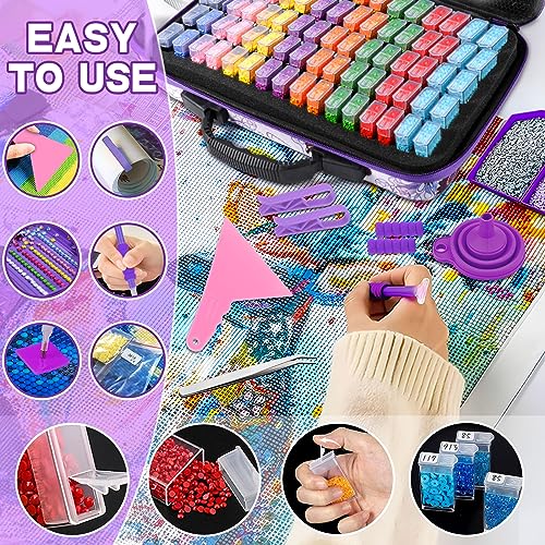 MAISITOO Diamond Painting Kit Completo, 80 Slots