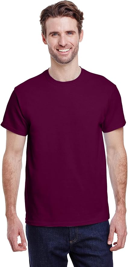 Gildan Men's G2000 Ultra Cotton T-Shirt | Light Blue, X-Large – Heavyweight, 100% Cotton Basic Tee For Everyday Wear - View #6