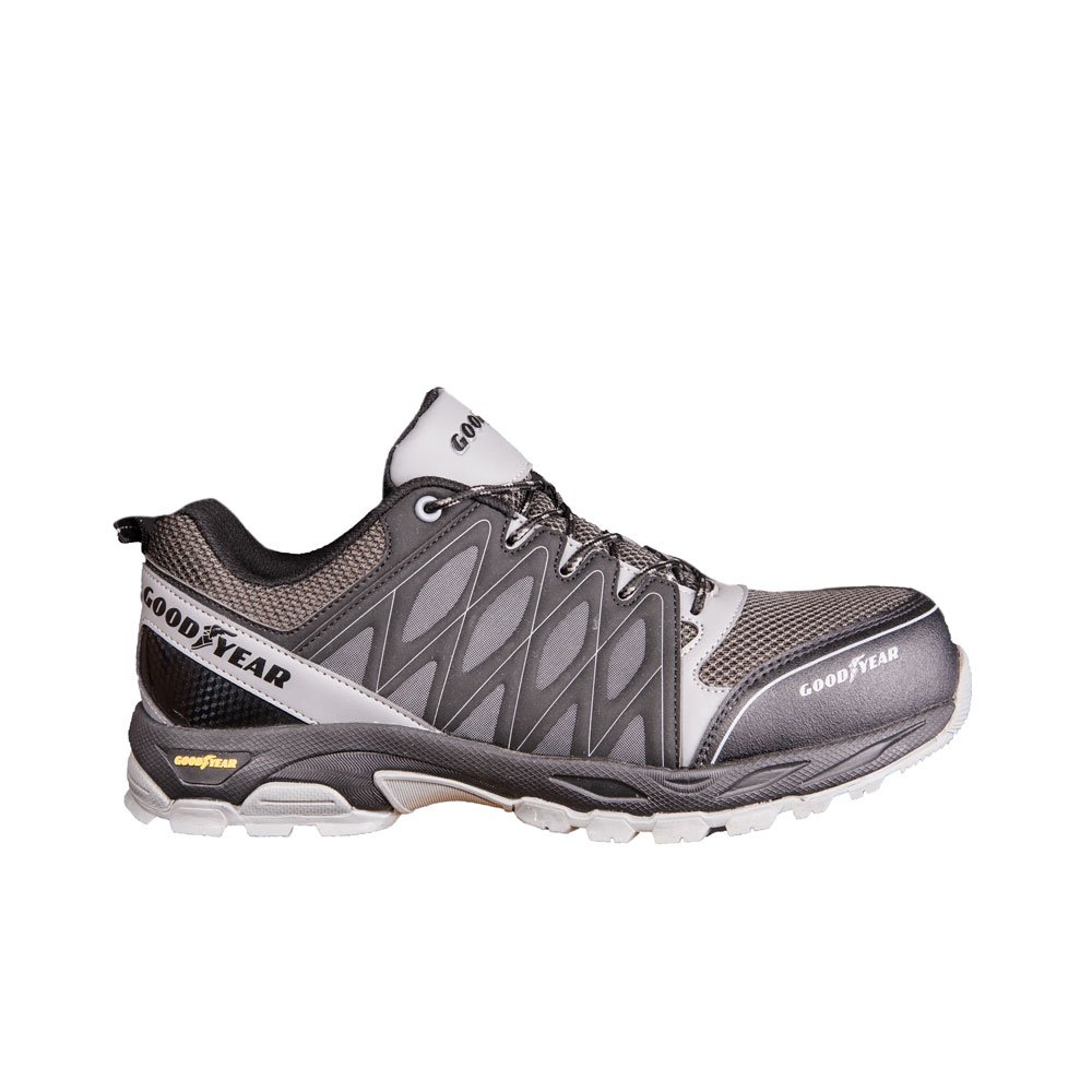 Goodyear Mężczyźni Metallfreie Arbeitssicherheit Trainer mit Non Metallic Stoffkappe S1p / / HroGYSHU1503_GRN/BLK