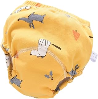 Hixingo Toddler Potty Training Pants Girls Boys, Reusable Toilet Training Pants for 1-6 Years 2 Pack Children Reusable Underwear Children Soft Absorbent Underwear Washable (Cute Puppy,L)