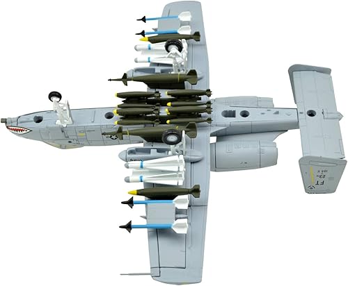 Miniatura 3 de TANG DYNASTY (TM) 1100 A-10 Thunderbolt II Modelo de avión de ataque a tierra de avión de metal, Fuerza Aérea de EE. UU., Modelo de avión militar,