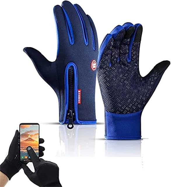 Siabeda Azfleek Thermal Winter Gloves,Warm Thermal Gloves Cycling Running Driving Gloves,Windproof Thermal Gloves,Touchscreen Warm,for Men Women