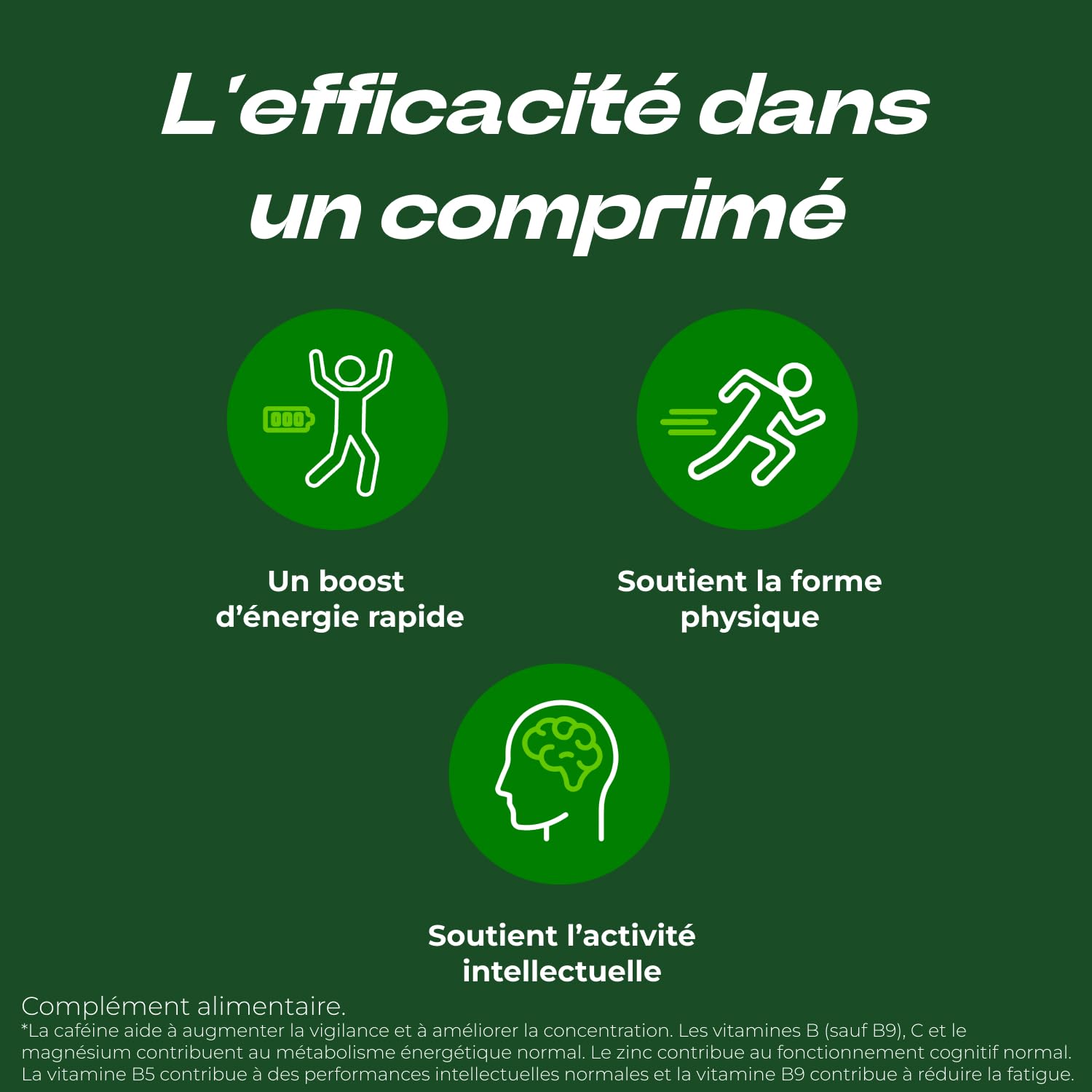 Berocca® Boost - Effet coup de fouet - Aide à réduire la fatigue -Vitamine B12, Guarana, Caféine, Vitamine C et Magnésium, Goût Acérola - Complément Alimentaire - 2x30 cp effervescents