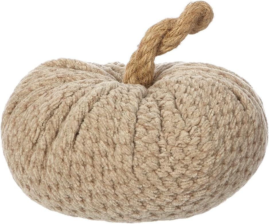 4.5" Hx5.75 W Artificial Pumpkin -Brown (Pack of 6)