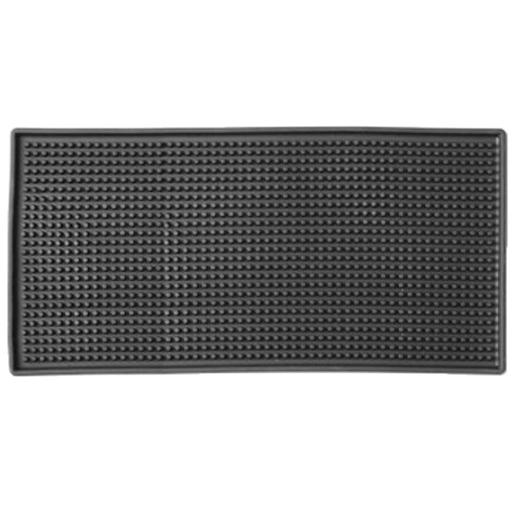 F Fityle Alfombrilla para Bar Alfombrilla de Goma Alfombrilla de Goteo - Alfombrilla de Goteo de Hecha de Goma en Negro, para Bar, Club, Cocina, 60x30cm