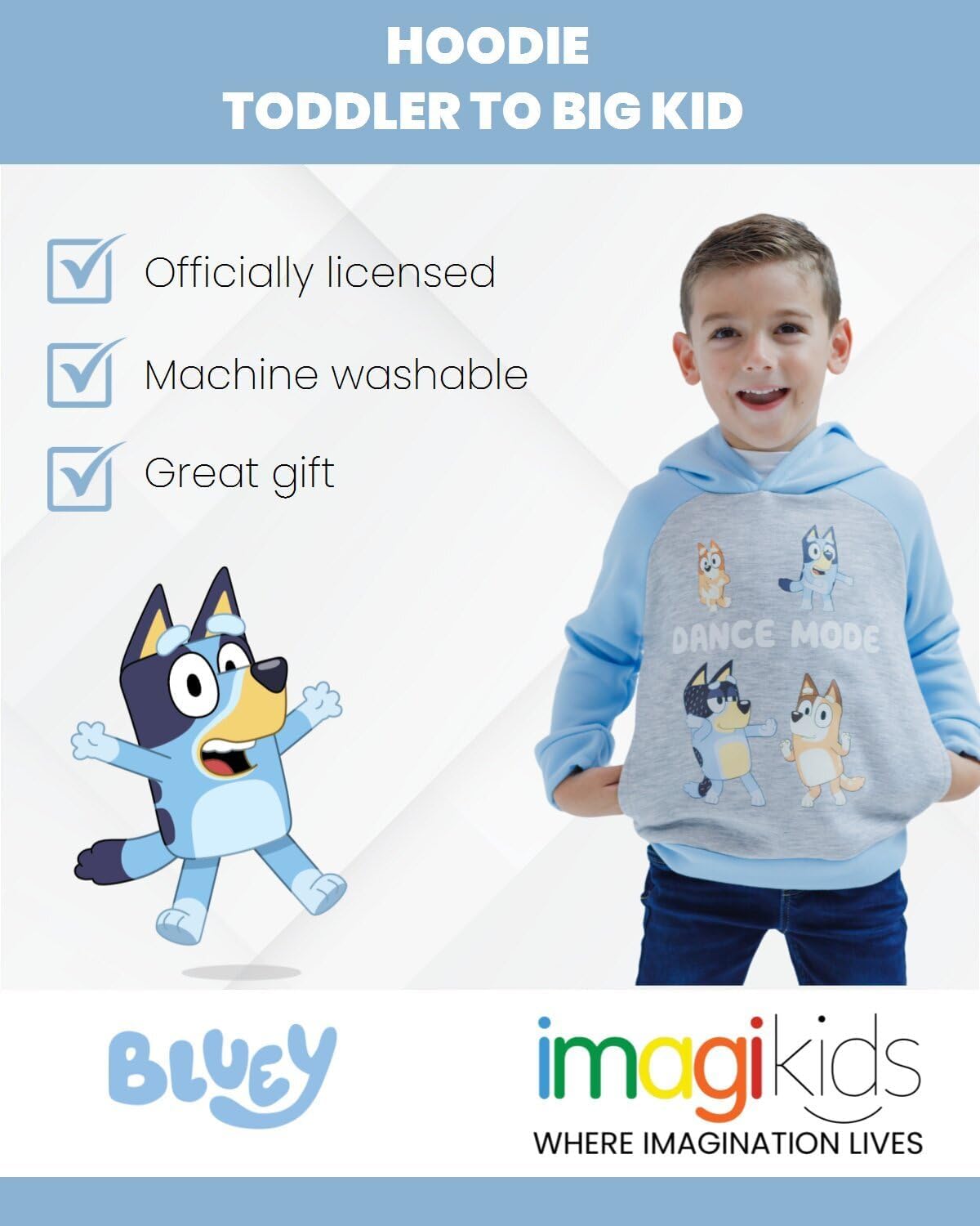Bluey Fleece Hoodie - Image 3