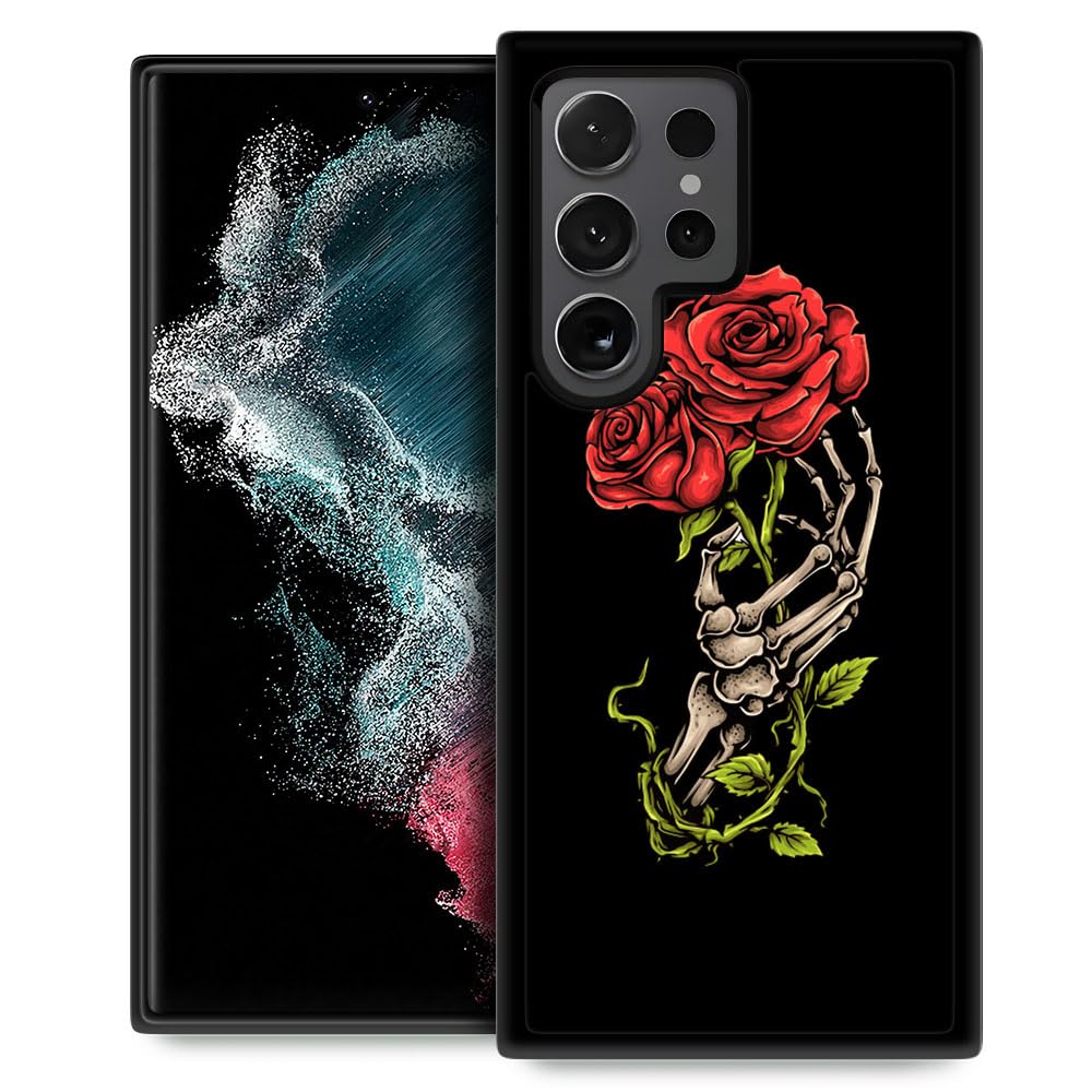 ZHEGAILIAN Compatible with Samsung Galaxy S24 Ultra Case,Pattern Design Hard PC Back Cover Non-Slip Soft TPU Protective Case for Samsung Galaxy S24