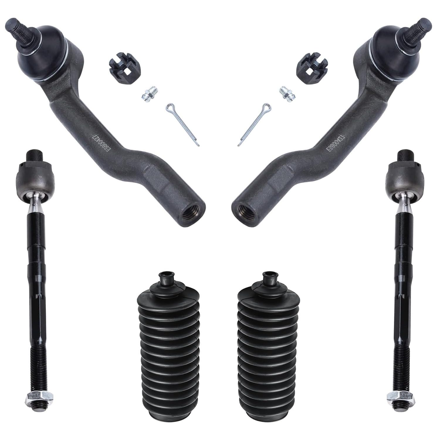 Amazon.com: Detroit Axle - 6pc Front Tie Rods Kit for 1999-2005