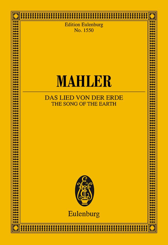 The Song Of The Earth: orchestra. Partition d'étude.