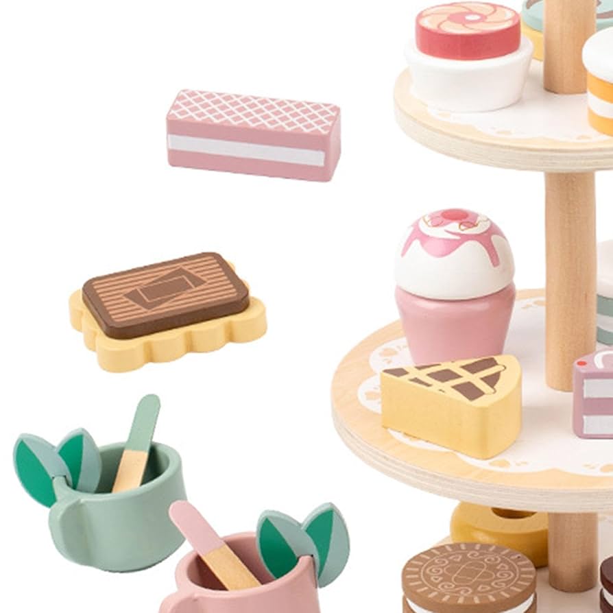 アフタヌーンティーセットのあみぐるみ スイーツ ケーキ ハンドメイド EVENT】いちご＆ショコラアフタヌーンティー＆ハイティーセット