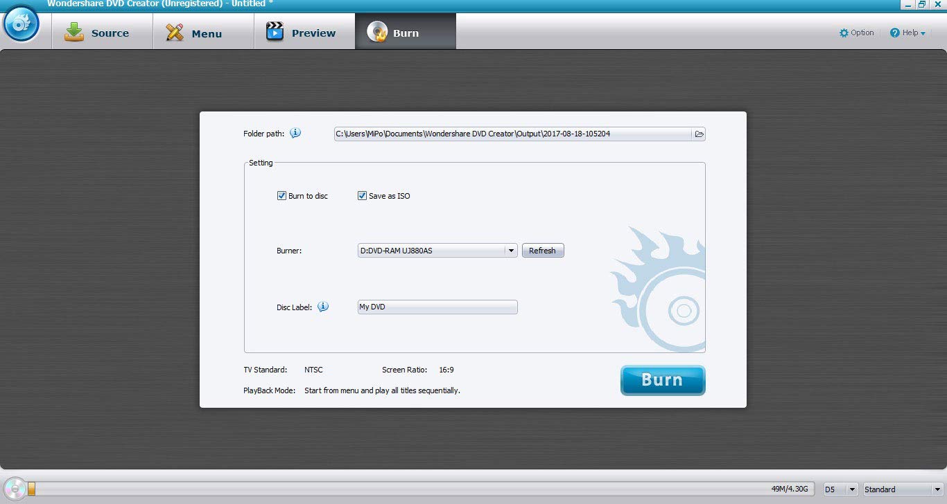 Wondershare - DVD Creator - Vollversion - 1 Gerät für PC | PC Aktivierungscode per Email
