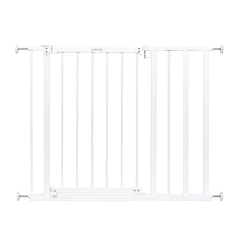 Miniatura 2 de Summer Everywhere - Puerta de seguridad extra ancha para bebé se adapta a aberturas de 2875 a 3975 pulgadas de ancho metal para puertas y escaleras