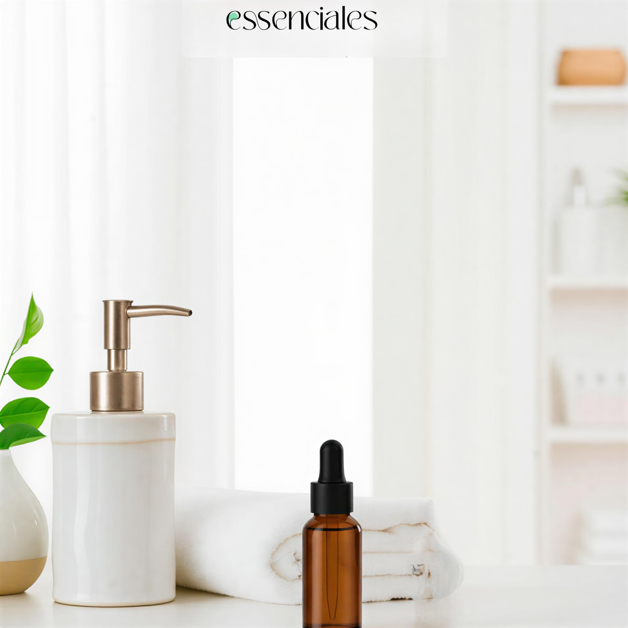 Confezione da 50 flaconi da 50 ml con pipetta – Flaconi contagocce in vetro per olio essenziale, laboratorio, aromaterapia profumo, massaggio, cosmetici, viaggi