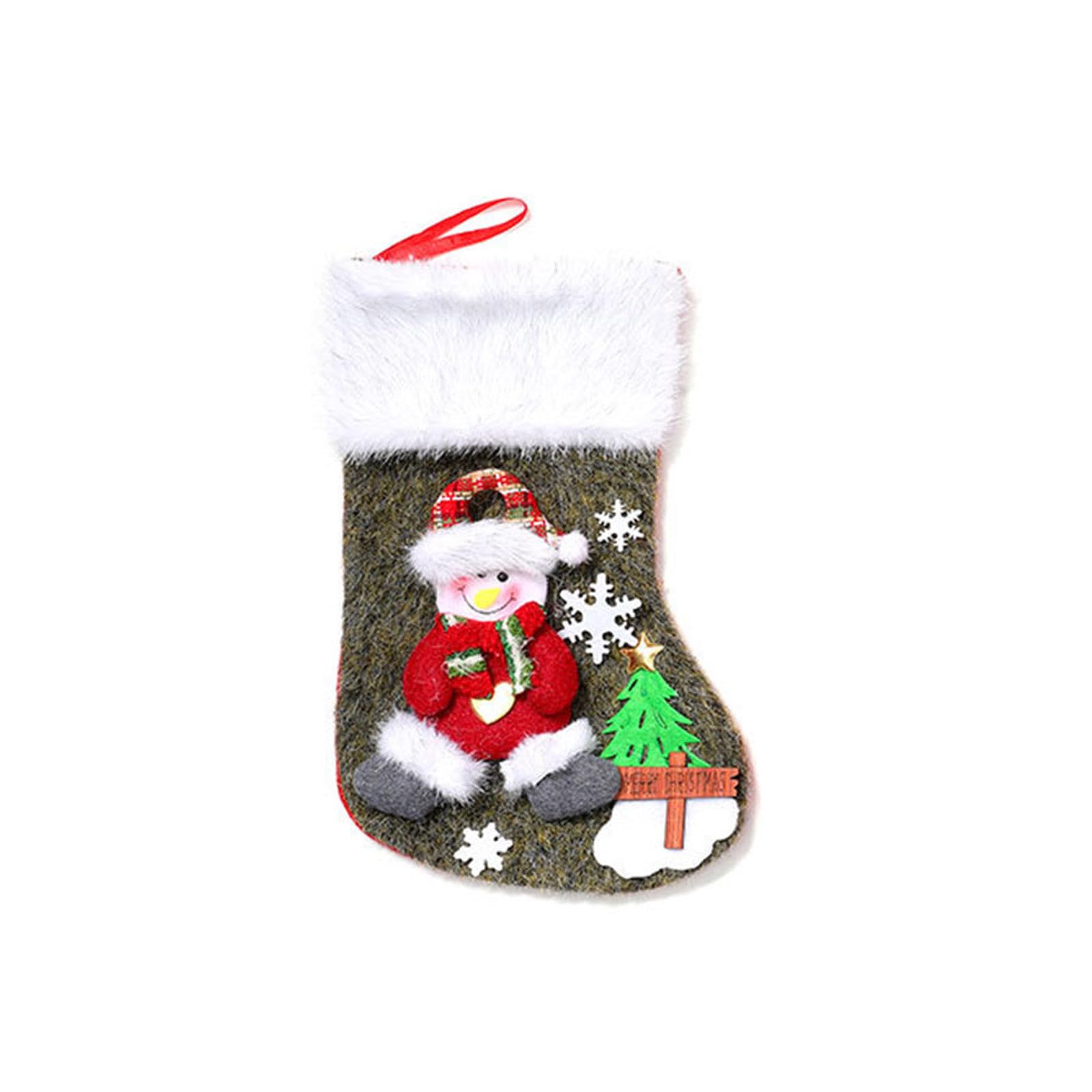Buxuaaaa B Uxuaaaa Lovely Christmas Hanging Socks Ag For Fireplaces Door, Holiday School Tree Decoration Christmas Hanging Socks