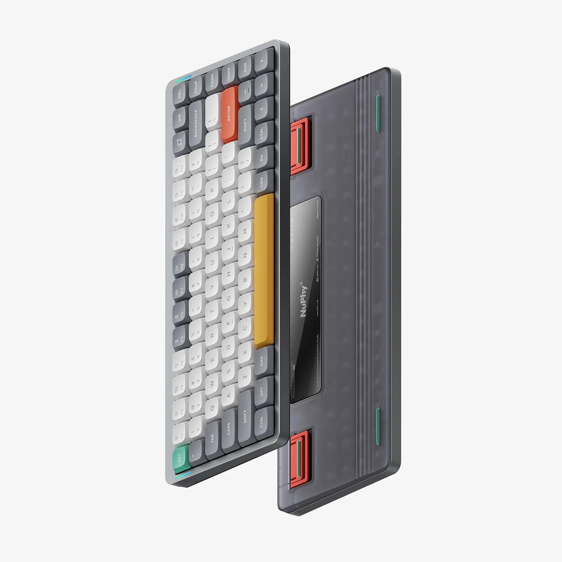 Amazon | nuphy Air75 V2 メカニカルキーボード 75%ロープロファイル 