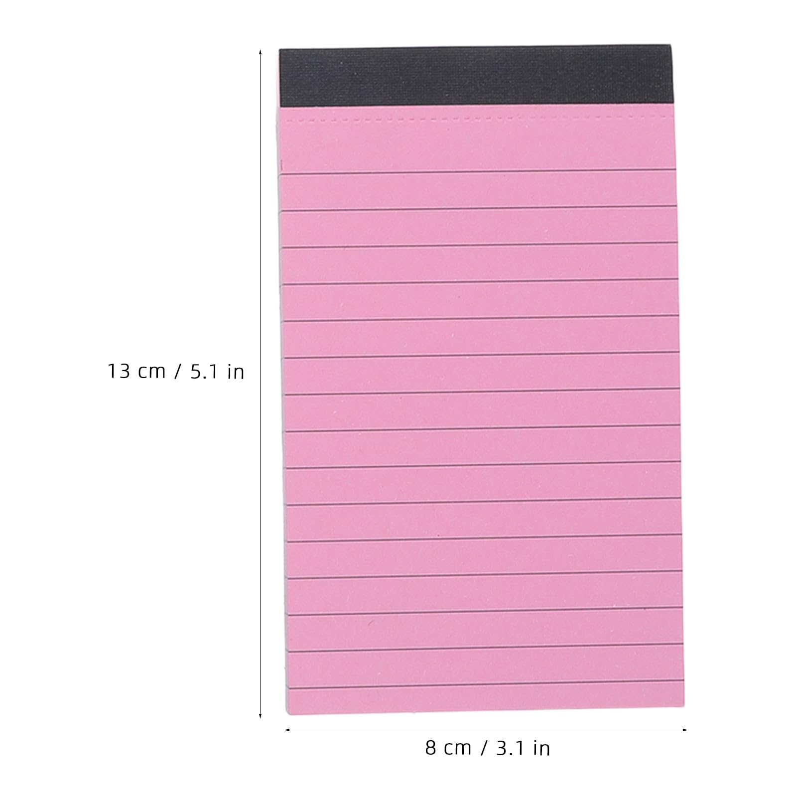 Zerodeko 24 fogli a righe staccabili per appunti, formato A7, colorati. | Blocco note tascabile da 5,12x3,15 pollici con righe larghe, ideale per insegnanti, studenti, impiegati e come foglio per