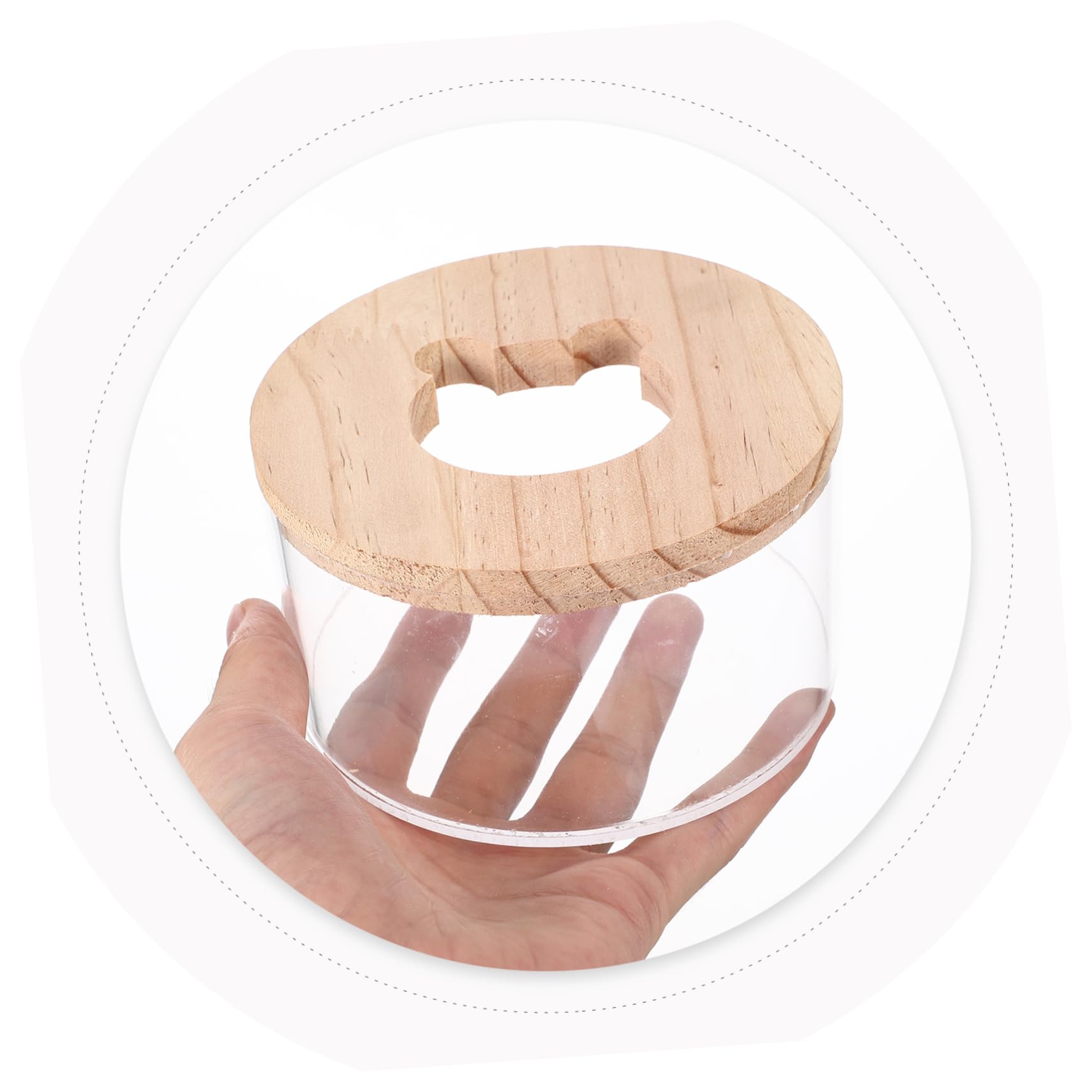 2stücke Cage Bath Box Für Hamster Und Chinchillas Wiederverwendbare Transparenter Für Kleintiere Leicht Zu Reinigen Lagern Für Kleine Haustiere