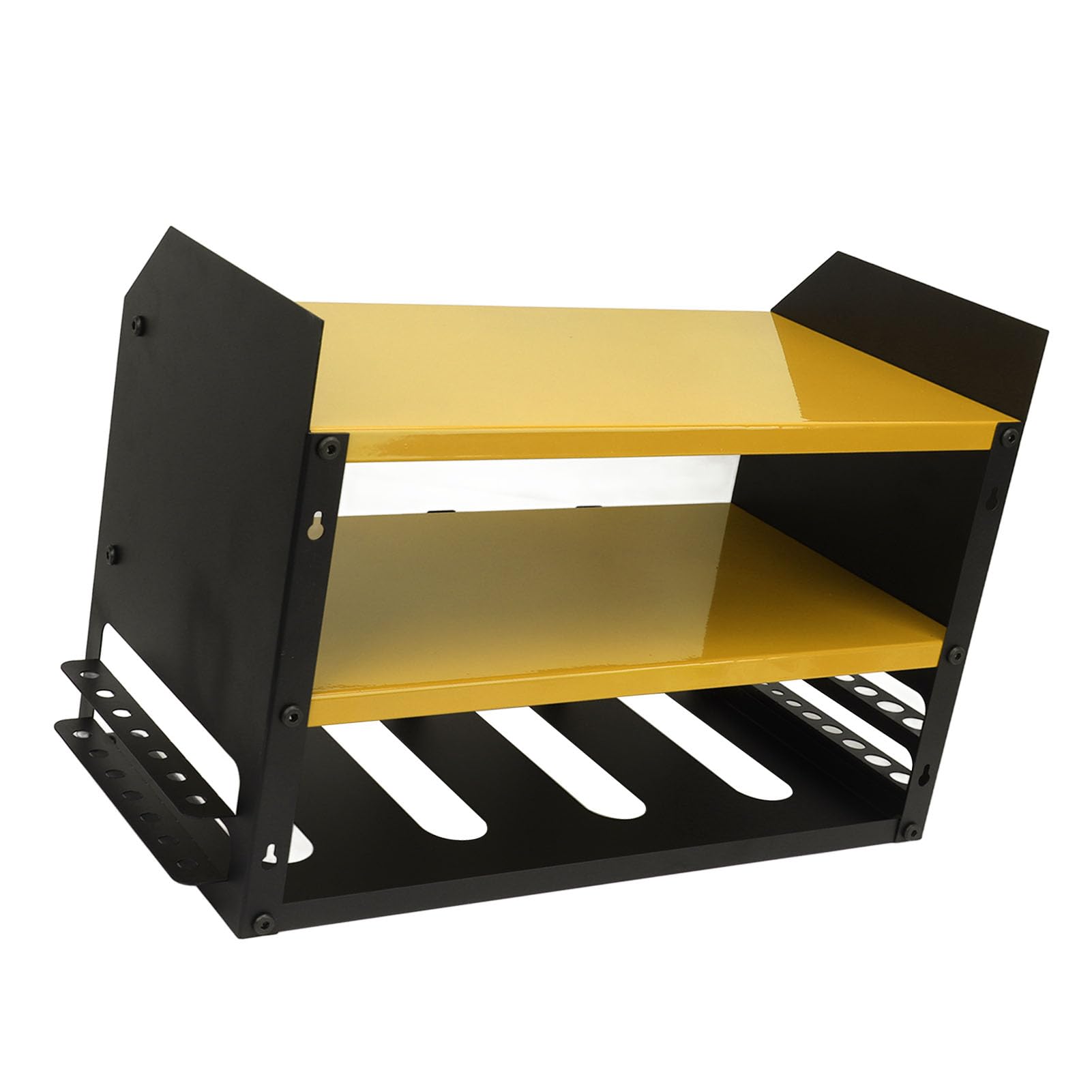Yosoo Health Gear Organizer na Elektronarzędzia Żelazny Uchwyt na wiertarkę Uchwyt ścienny z 4 Miejscami Półka do Przechowywania Elektronarzędzi Kompaktowy Stojak Narzędzia do Warsztatu Magazyn