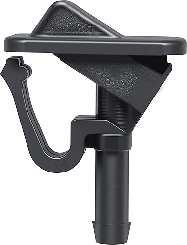 Boquilla de limpiaparabrisas de repuesto para Jeep Wrangler JK 2002-2012 TJ 2002-2006. 1 unidad. Número del fabricante original: ‎55156728AB negro