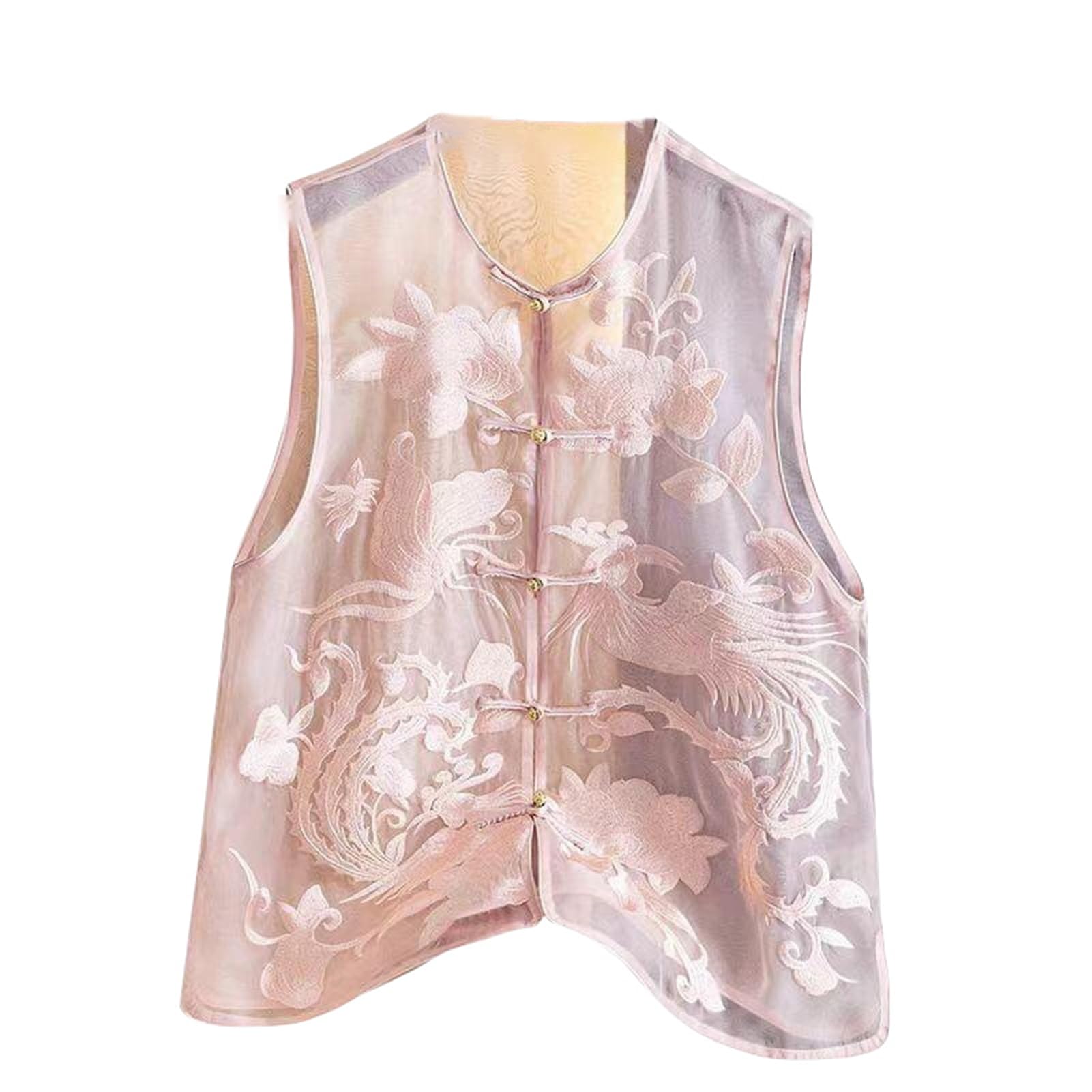 Chaleco fino de verano mujer estilo nacional para looks frescos 7