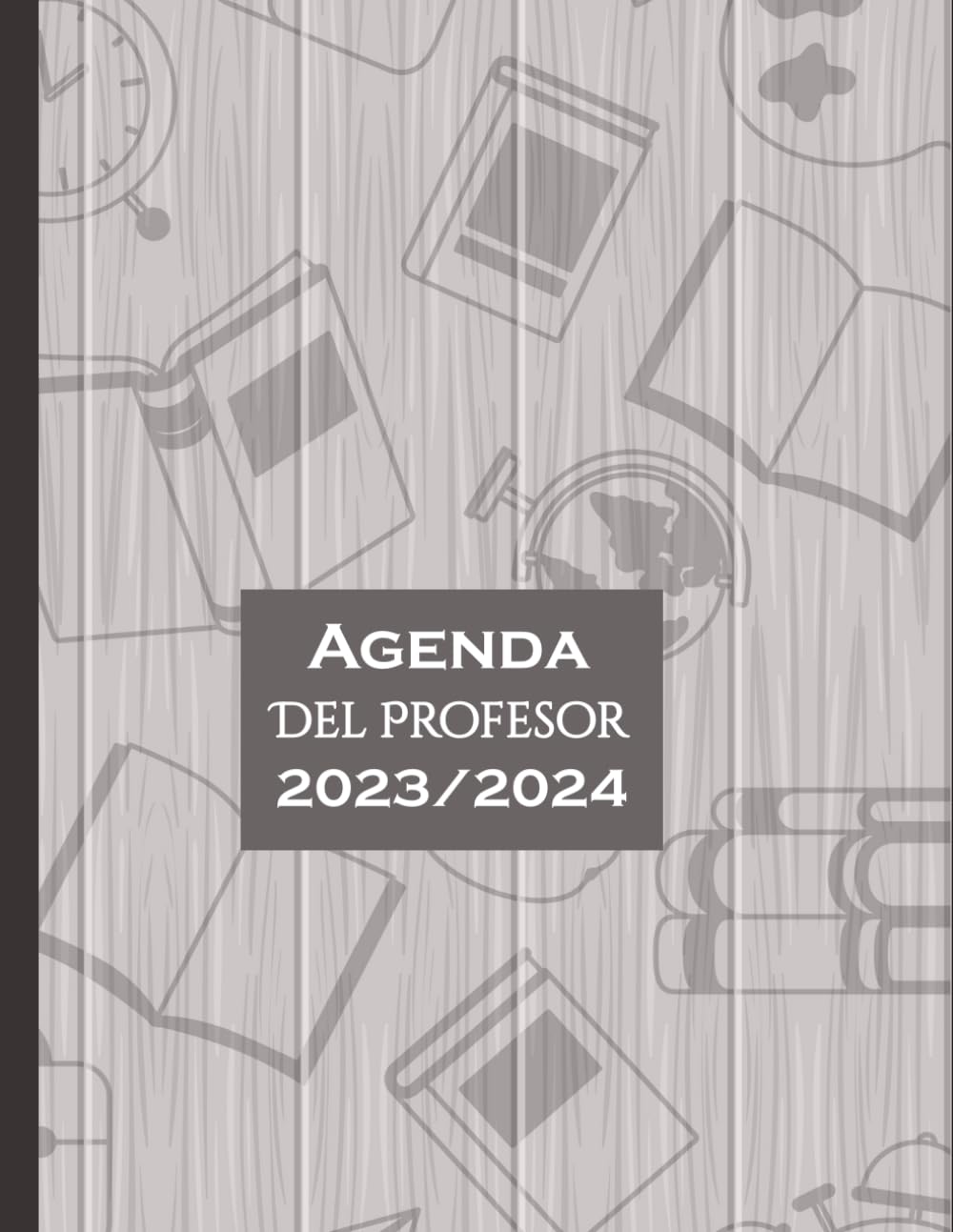 Mon Agenda De Prof: 2023/2024 - Zone C - Grand Format - Format Colonne