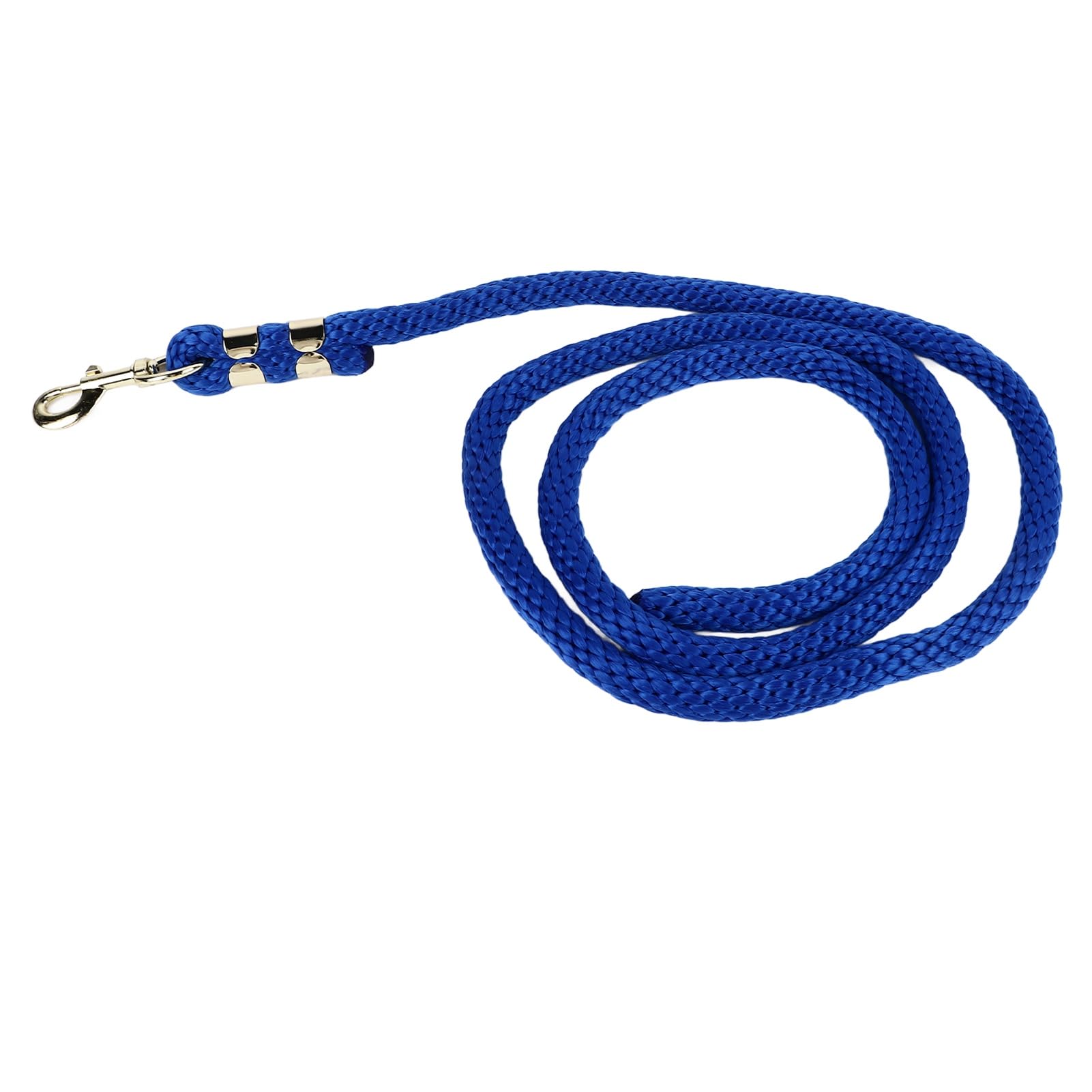 2 M Long Horse Net Longline with Large Hook, Comfortable Hand Feeling for Horse Long Rope for Better Control and Safety, Suitable for All Horses (Navy Blue #13)