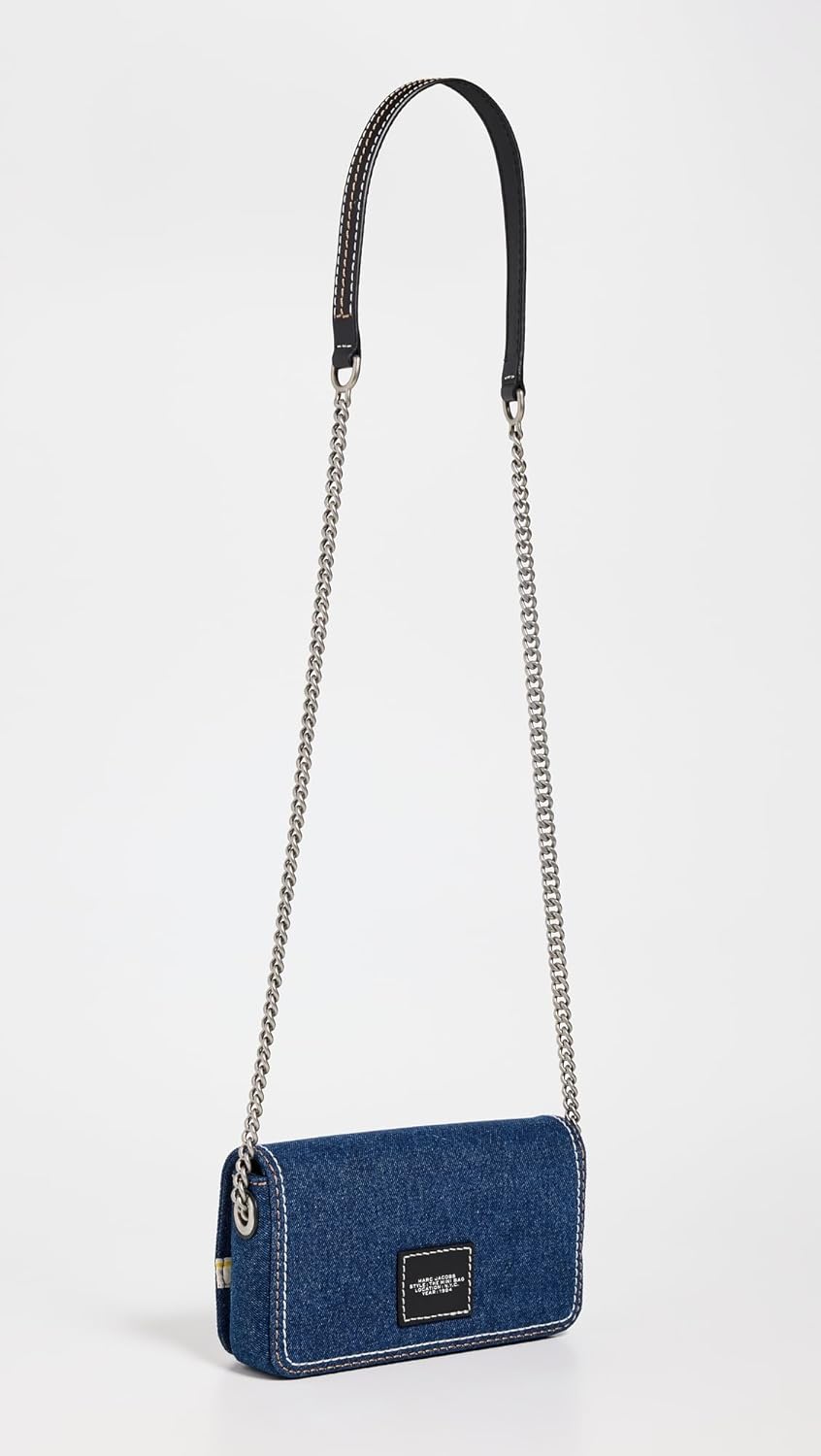 Marc Jacobs Womens The Denim Chain Mini Bag - Image 3