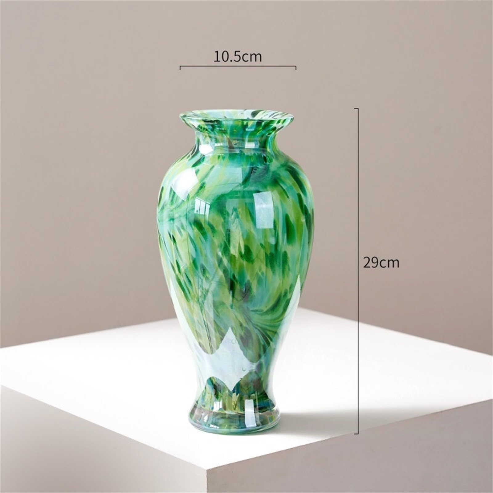 Vasen Vintage-Vasen, leichte Luxusdekorationen, Blumengefäße aus Glas