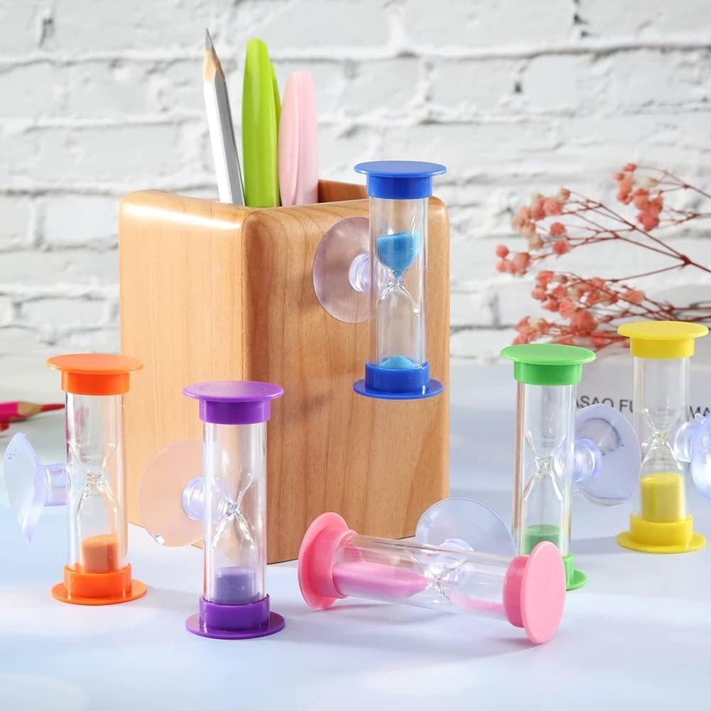 3 stuks Zandloper set voor kinderen, 3 minuten timer voor