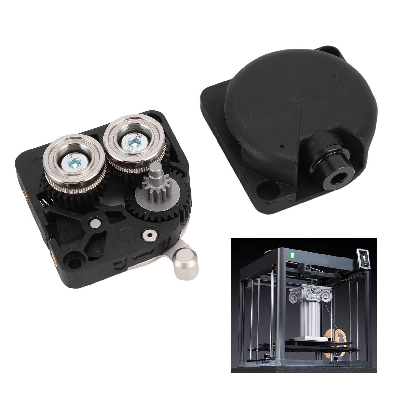Kit D'extrudeuse pour Imprimante 3D, pour creali ty Ender 5 Max 80N, Entraînement Double Engrenage, Diamètre de Filament Pris en Charge 1,75 Mm / 0,07 Po +0,05 Mm
