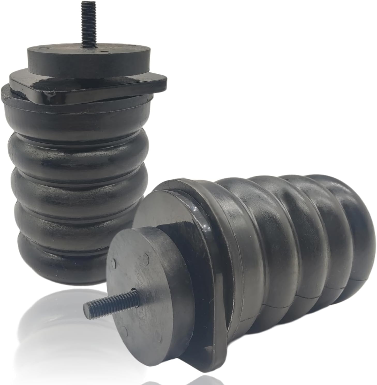 SSR-108-47 Rear Suspension Enhancement System Black | Bump Stop Fit for Ford F-150 2/4WD (1999-2008) | Rear Suspension Helper Springs | Rear Leaf Spring Suspension Kit