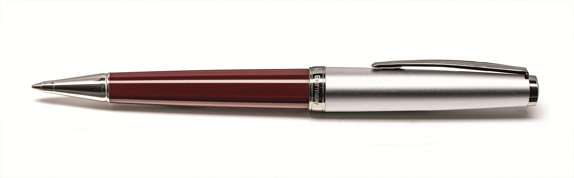 Cleo Skribent Classic Metal, bordeaux, ballpoint pen