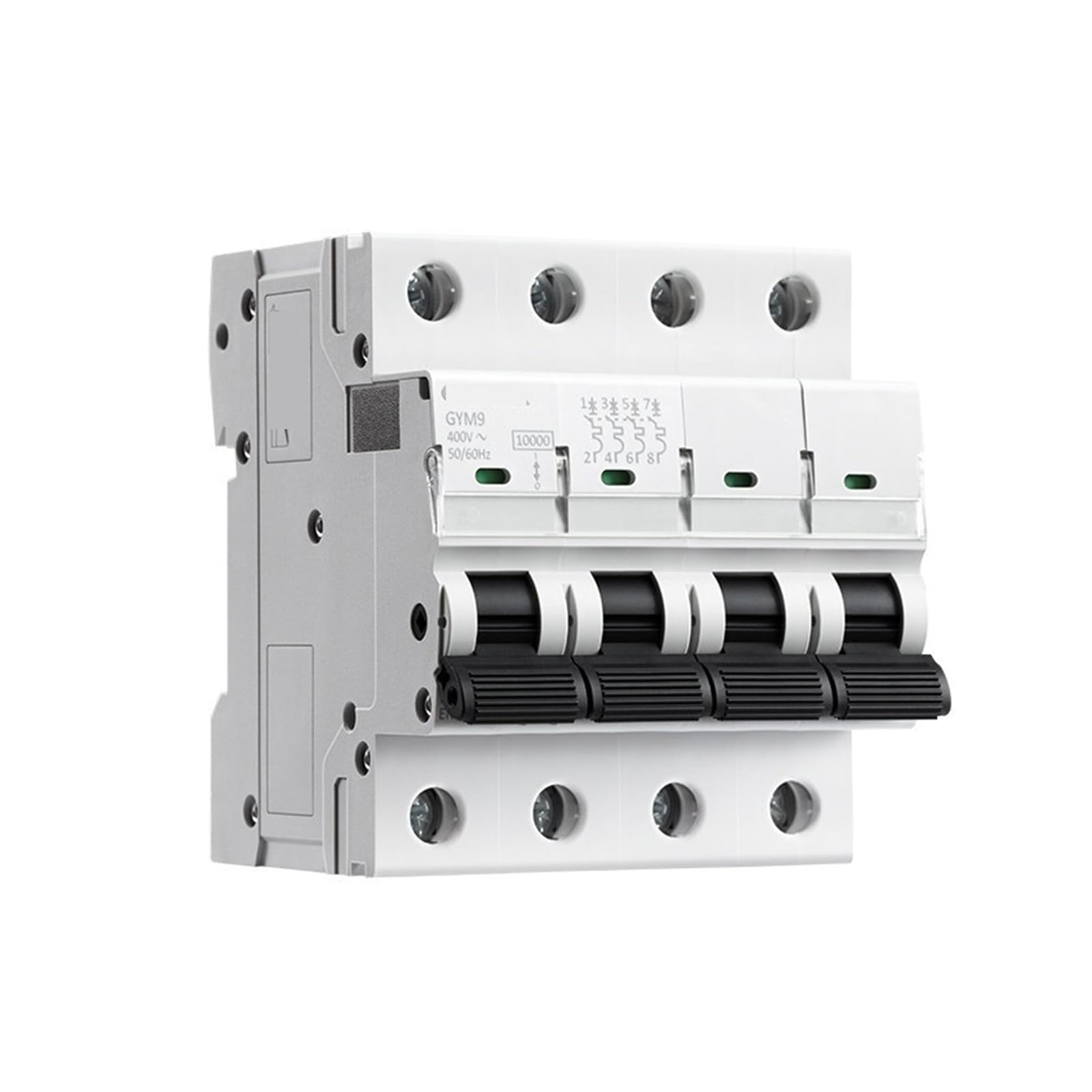Disyuntor 10KA GYM9H de cuatro polos con alta capacidad de corte magnetotérmico 2